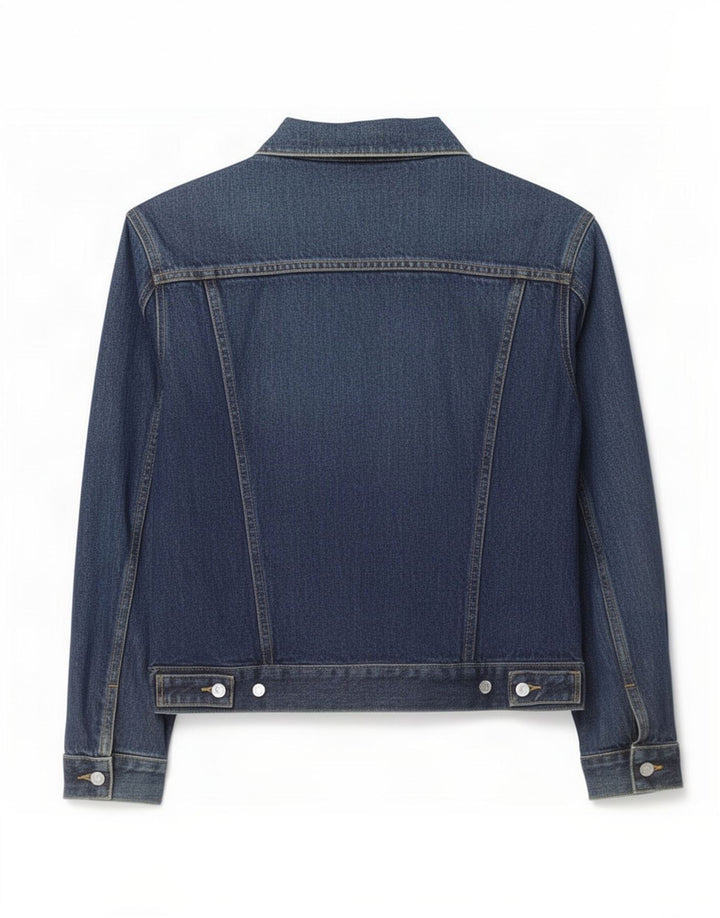 Diesel Mujer Chaqueta Vaquera UK 44 Grande Algodón Azul
