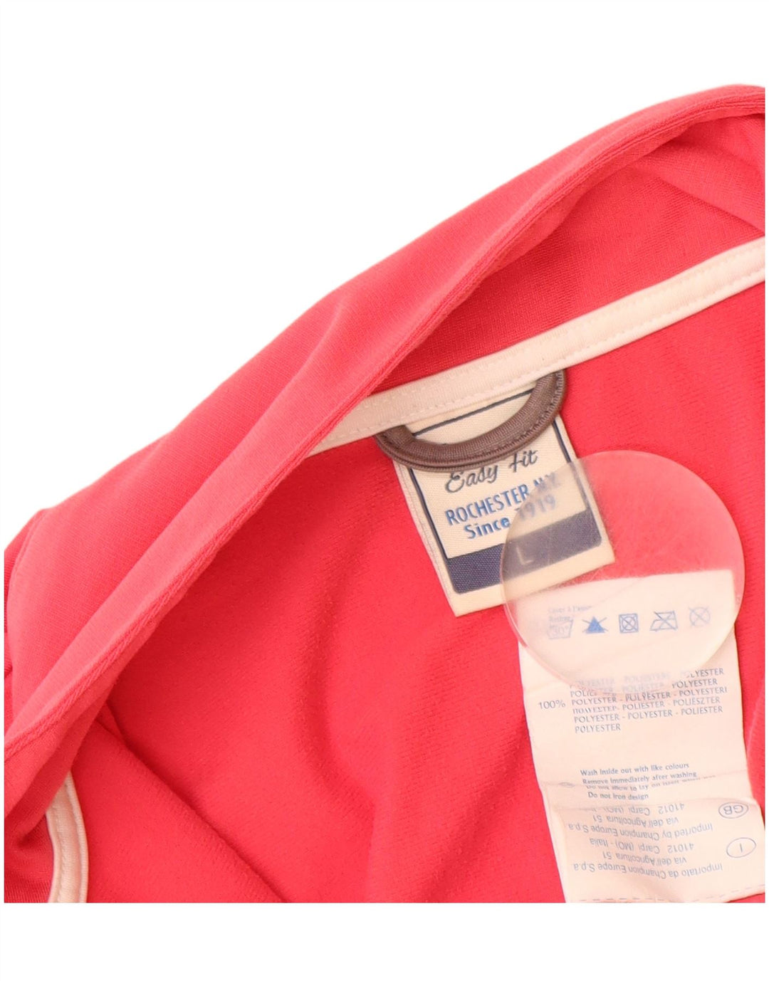 CHAMPION Mujer NY Rochester Chándal Top Chaqueta UK 16 Grande Rosa