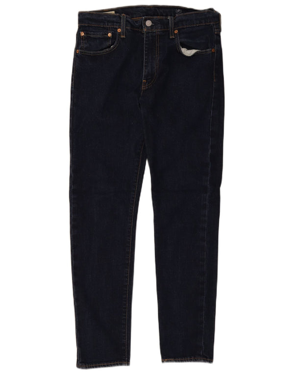 Levi's Vaqueros cónicos ajustados 512 para hombre 33 L32 Algodón azul marino