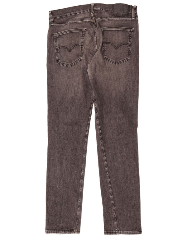 Levi's Hombre 511 Slim Jeans W36 L33 Algodón Gris
