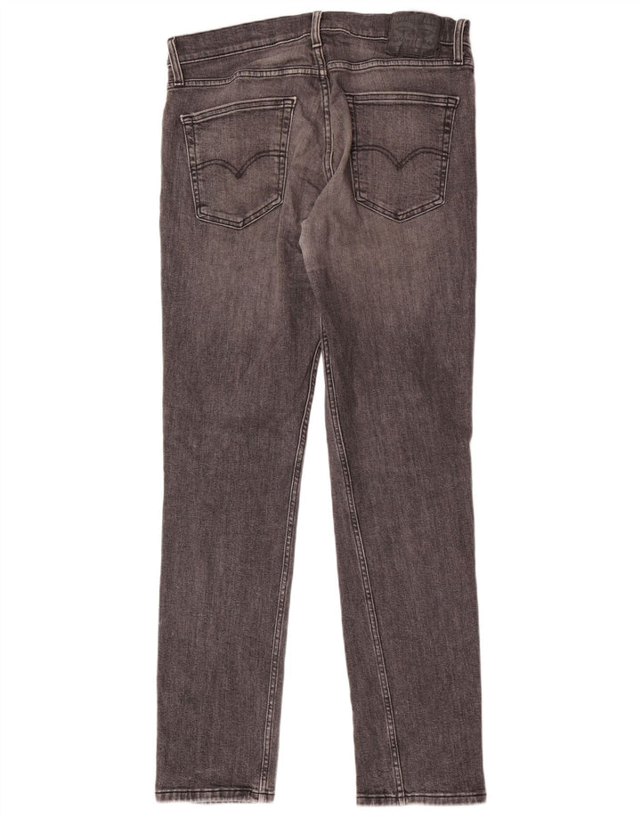 Levi's Hombre 511 Slim Jeans W36 L33 Algodón Gris
