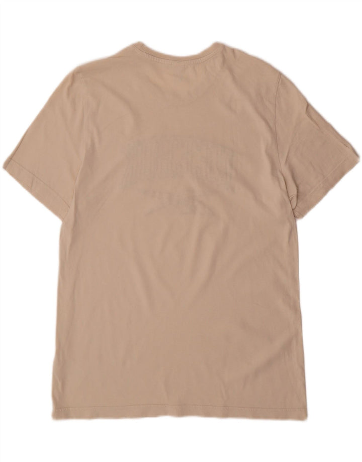 Camiseta Reebok Hombre Graphic Top Algodón Beige Medio