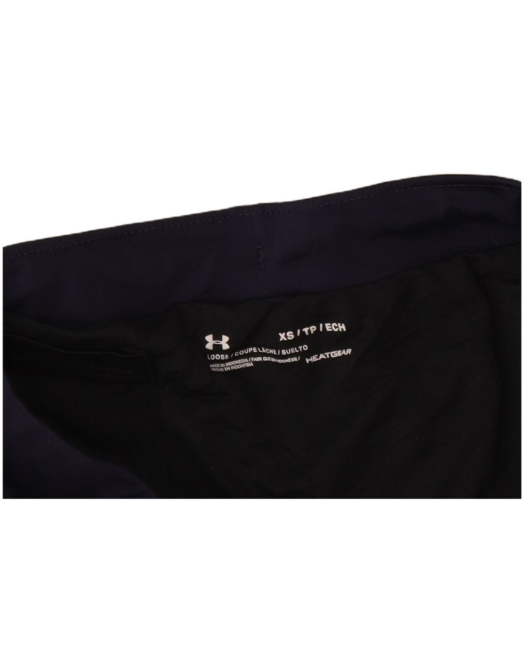 UNDER ARMOUR Pantalones cortos deportivos Heat Gear para mujer UK 4 XS Azul marino