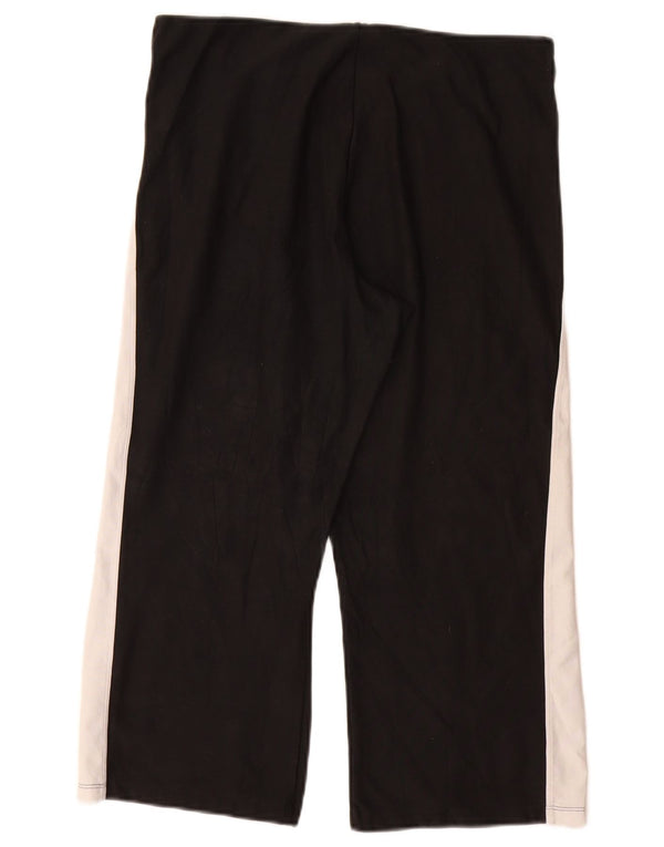 NIKE Pantalones de chándal Dri Fit para mujer US 8/10 Medium Black Colourblock