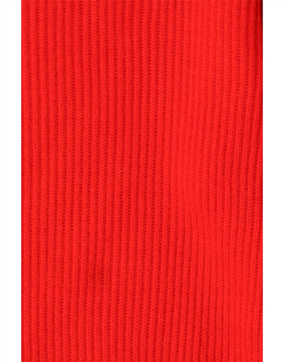 Vintage hombres cuello redondo jersey suéter IT 52 lana roja grande