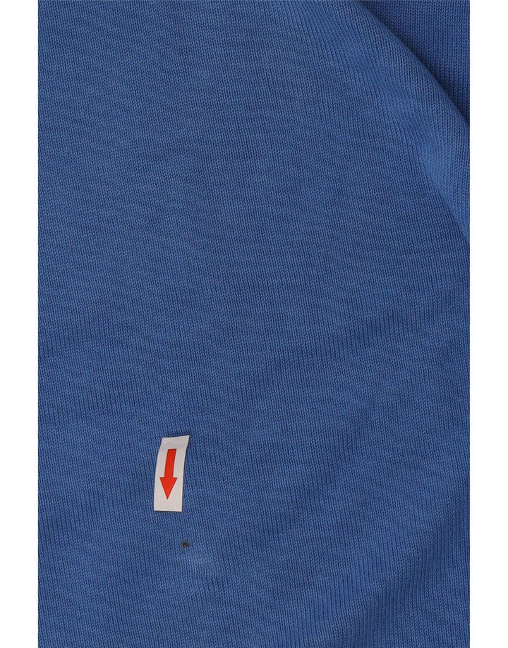 Zara Hombre Jersey Con Cuello En V Jersey Grande Azul