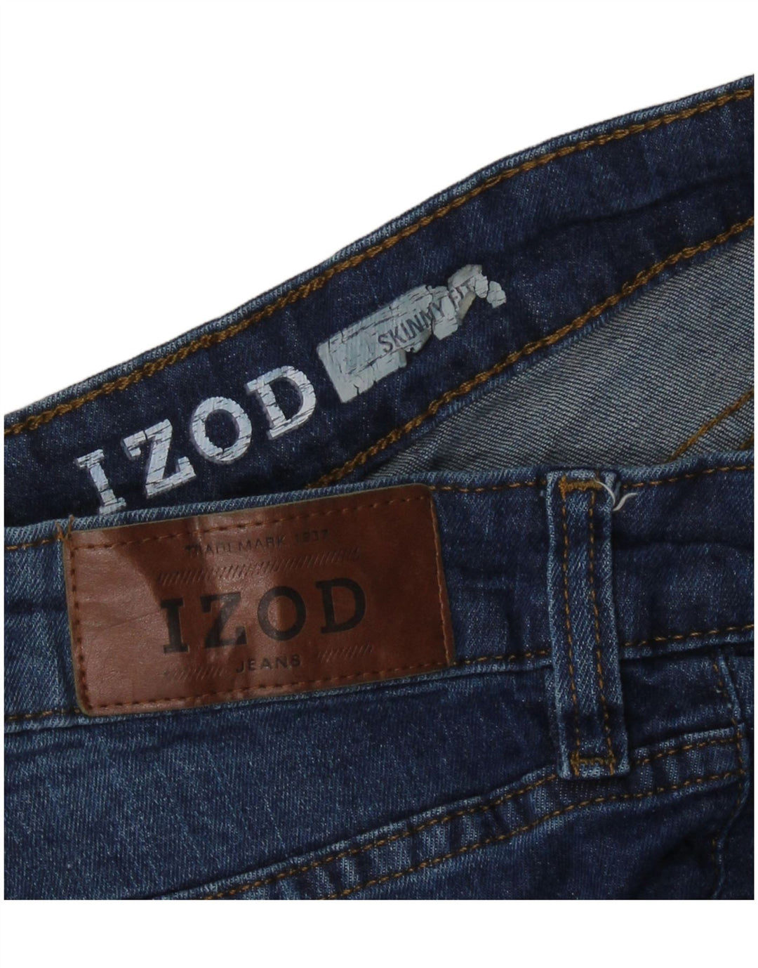 Vaqueros pitillo para hombre Izod W34 L28 azul