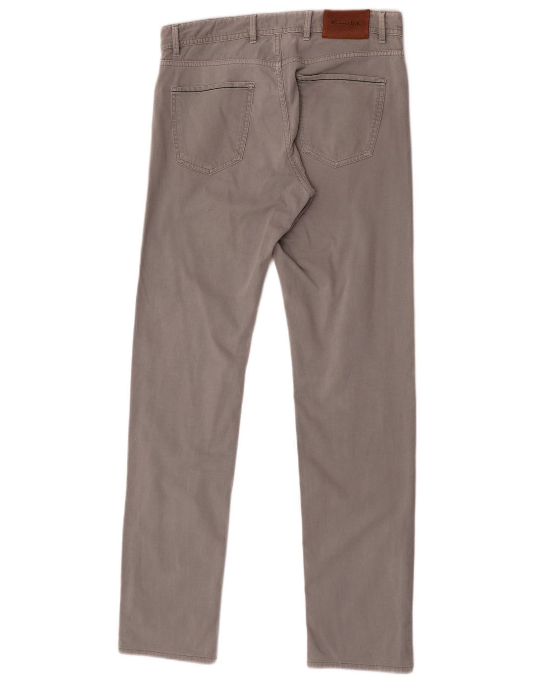 Massimo Dutti Pantalones Casuales Slim Fit para Hombre EU 40 Medium W32 L34 Gris