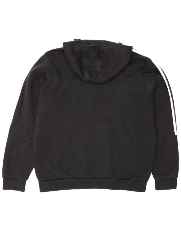Adidas Hombre Graphic Sudadera con capucha Jumper XL Negro Algodón Deportes