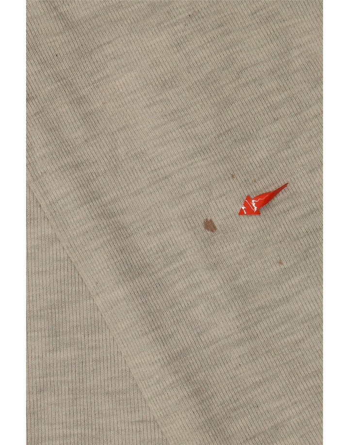 Island Port Polo de manga larga con cuello con cremallera para hombre XL Gris moteado