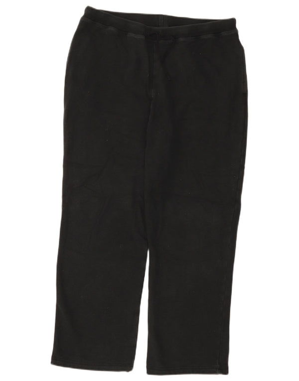 Marks & Spencer Pantalones de Chándal para Mujer UK 46 Grande Algodón Negro