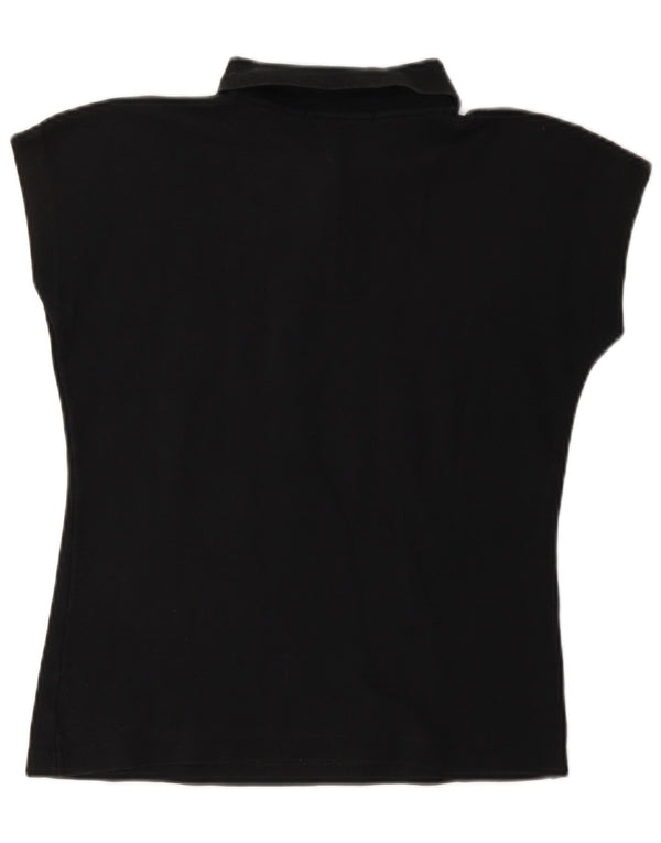 Fila Polo Mujer IT 46 Grande Algodón Negro