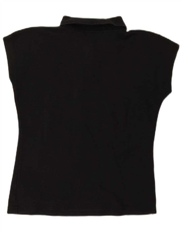 Fila Polo Mujer IT 46 Grande Algodón Negro