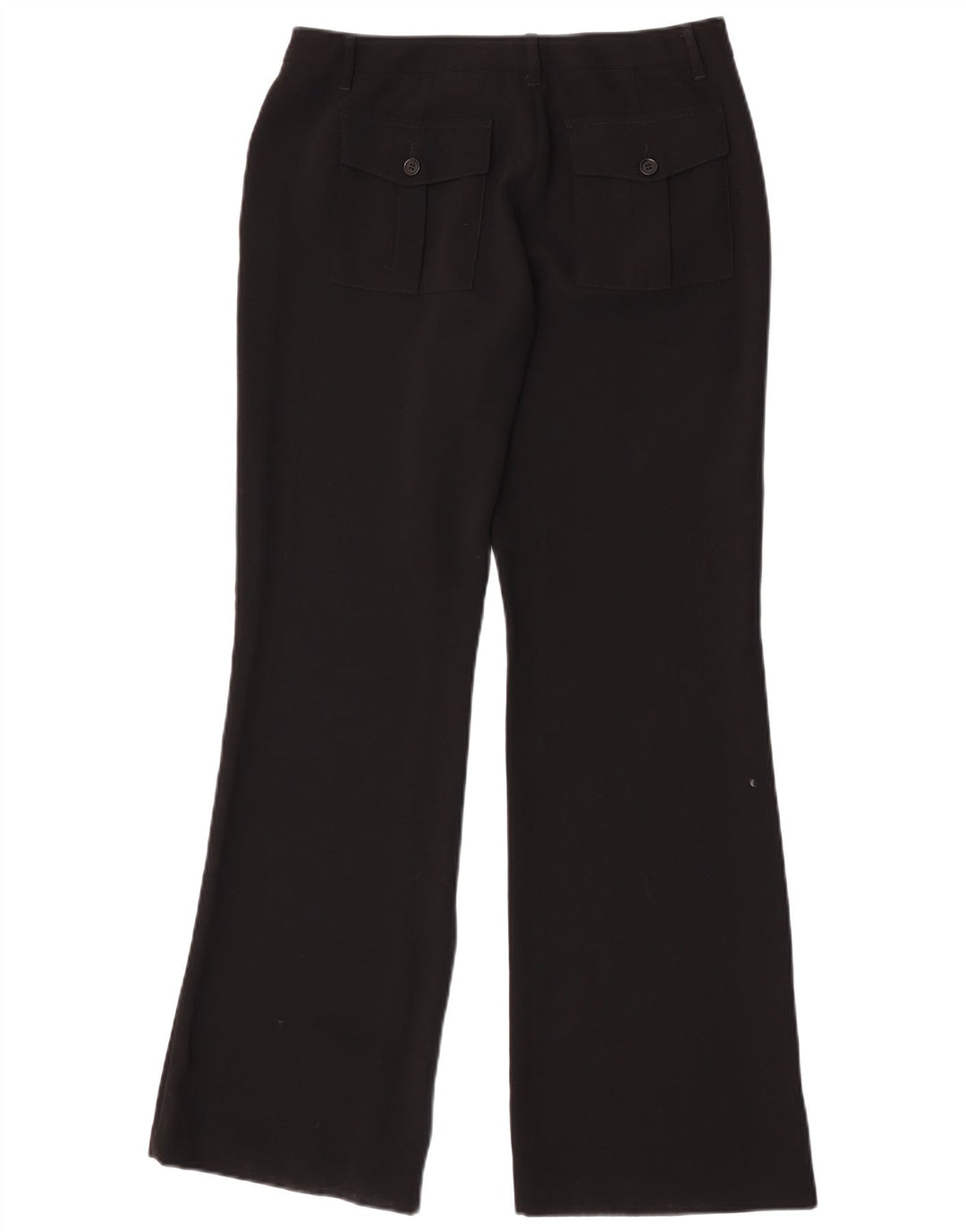 Pantalón Chino Bootcut Mujer Benetton IT 44 Medium W28 L32 Poliéster Negro