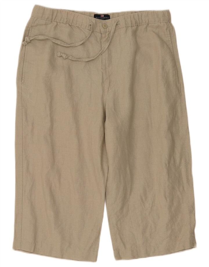 Marks & Spencer Bermudas Blue Harbor para hombre W34 Large Beige Linen