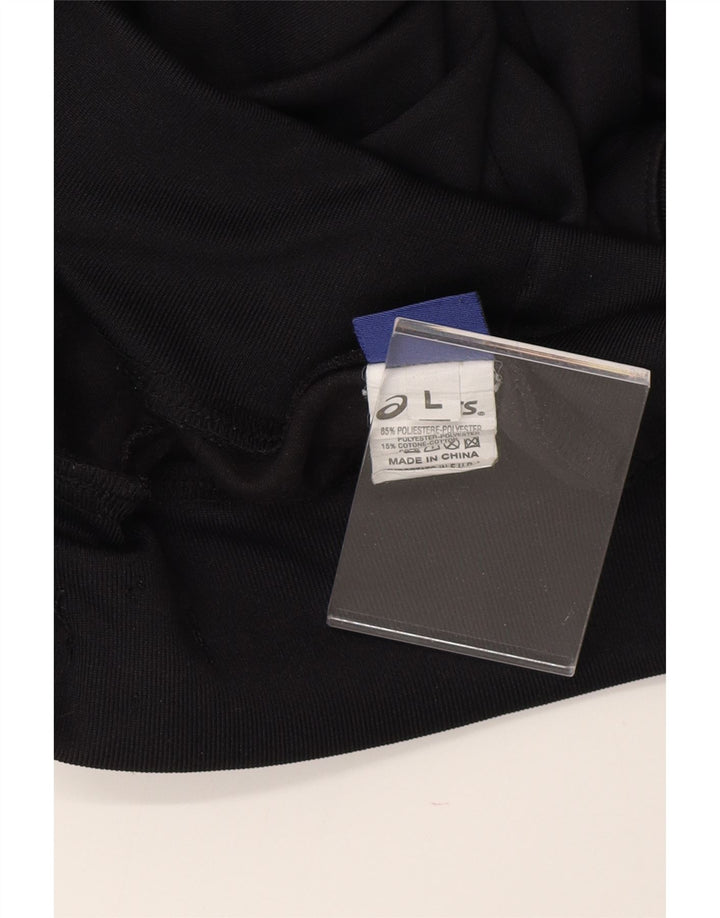 ASICS Pantalones de chándal para mujer Joggers UK 14 Large Negro Poliéster