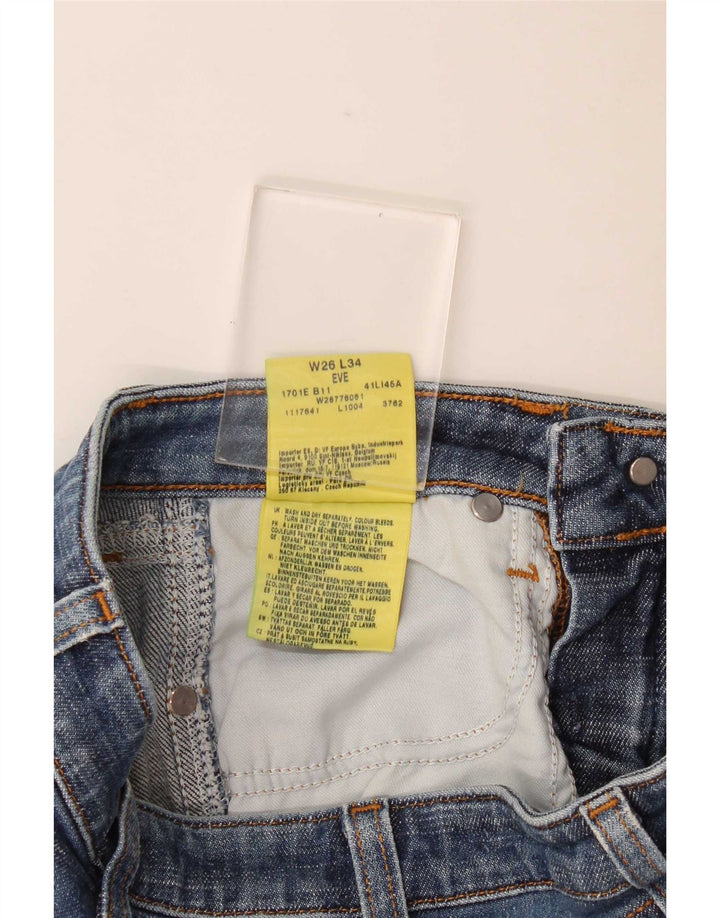 Vaqueros Wrangler Mujer Eve Bootcut W26 L29 Algodón Azul