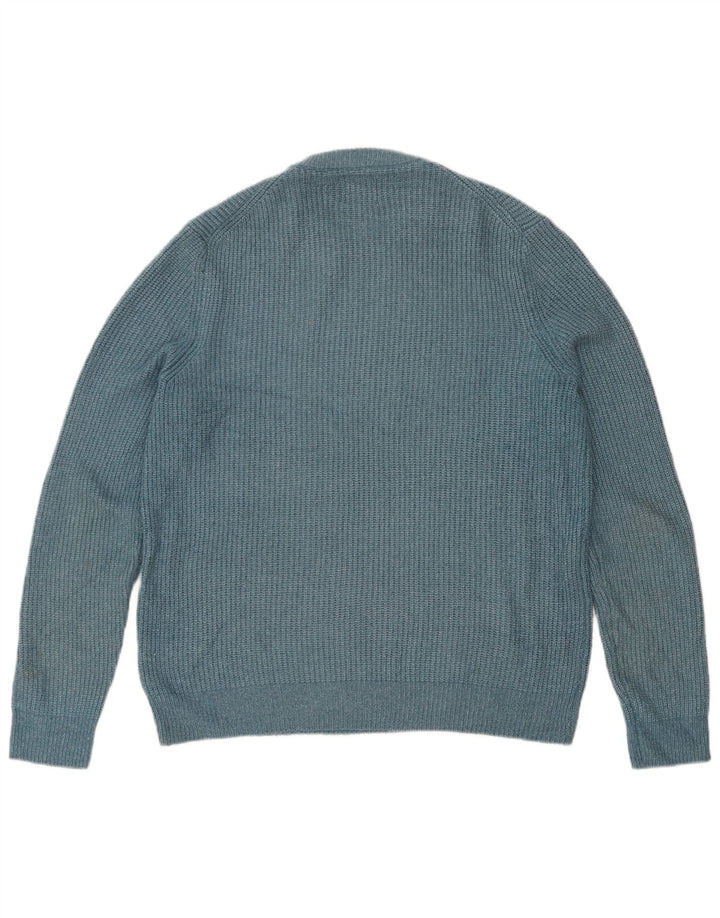 Marks & Spencer Jersey De Cuello Redondo Para Hombre Poliamida Azul Medio