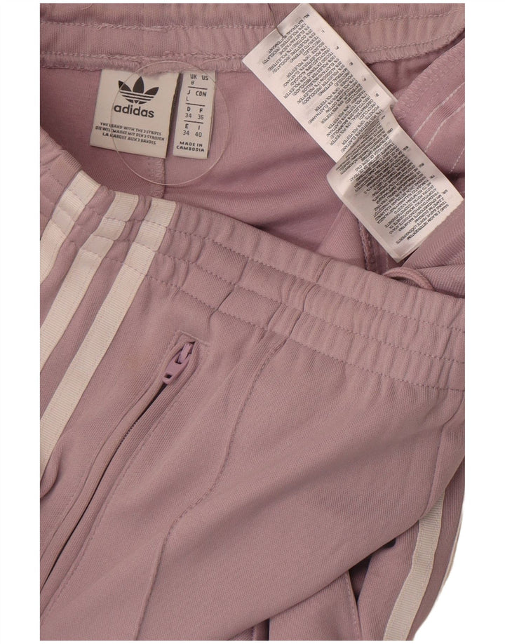 Adidas Pantalones de chándal para mujer UK 8 Small Púrpura Poliéster