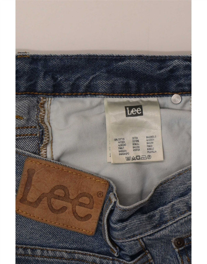 Pantalones cortos vaqueros Lee para hombre W30 de algodón azul medio
