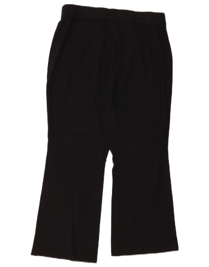 MARKS & SPENCER Pantalones cortos con corte de bota para mujer UK 40 Large W32 L25 Negro