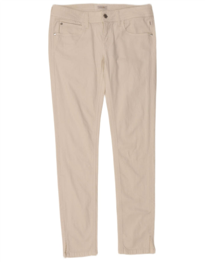 MELTIN' POT Vaqueros pitillo para mujer W29 L32 Algodón blanco