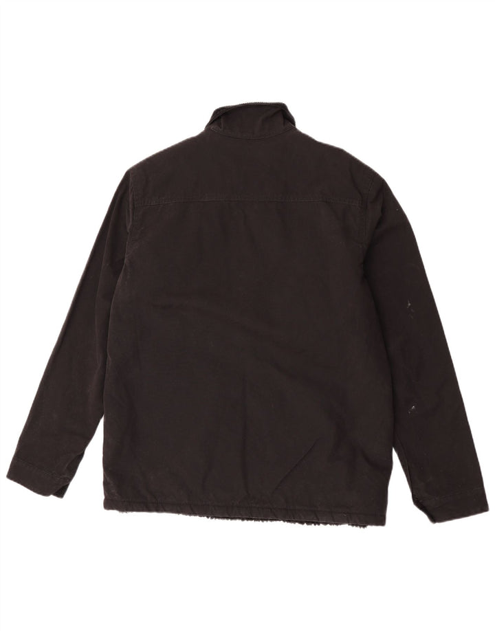 Superdry Chaqueta utilitaria Sherpa para hombre UK 36 Small Algodón negro