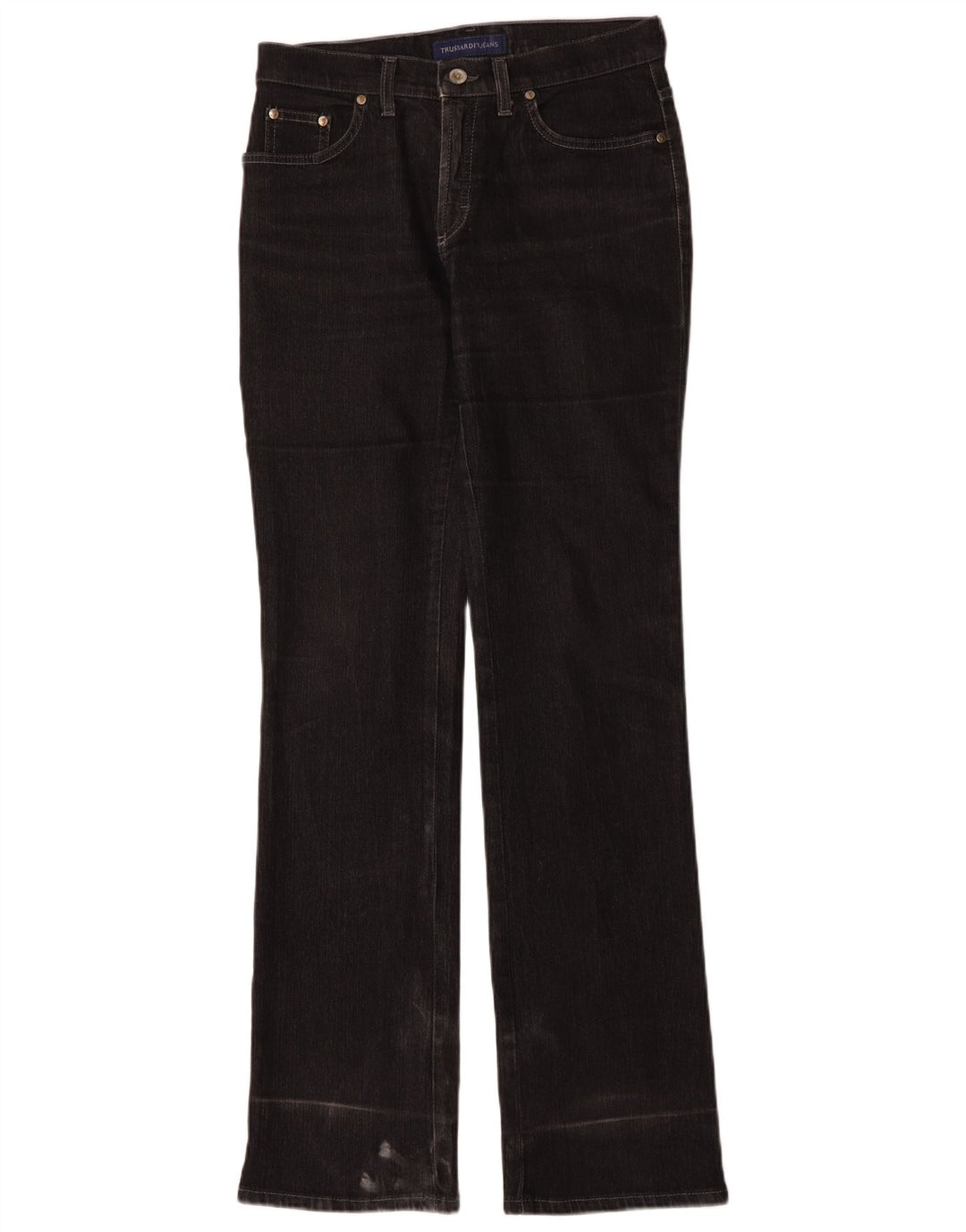 Vaqueros con corte bota para mujer Trussardi IT 42 Medium W26 L33 Algodón negro