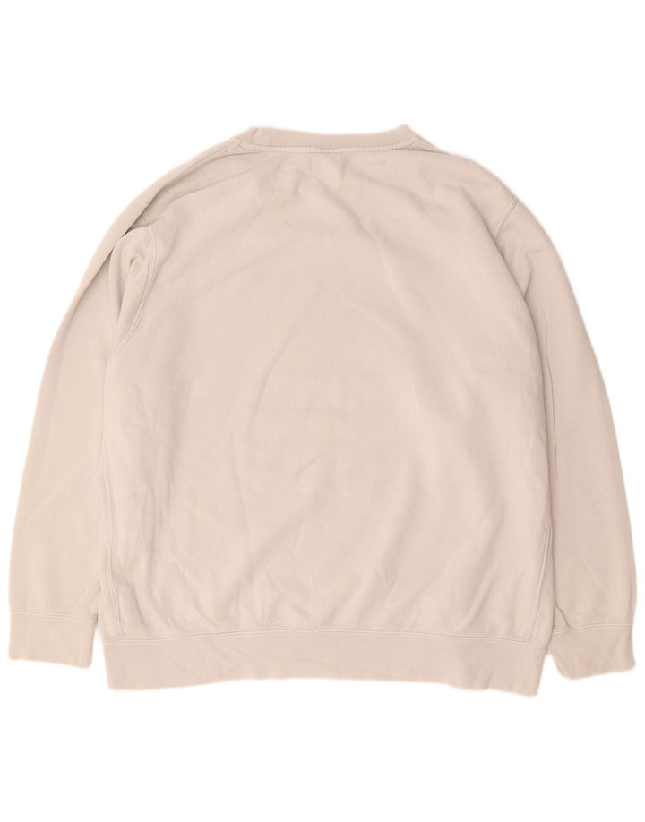 Nike - Sudadera gráfica para hombre, talla 2XL, algodón blanco
