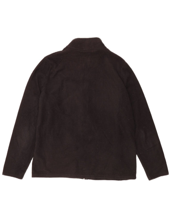 Marks & Spencer Chaqueta polar para mujer UK 46 Grande Poliéster negro