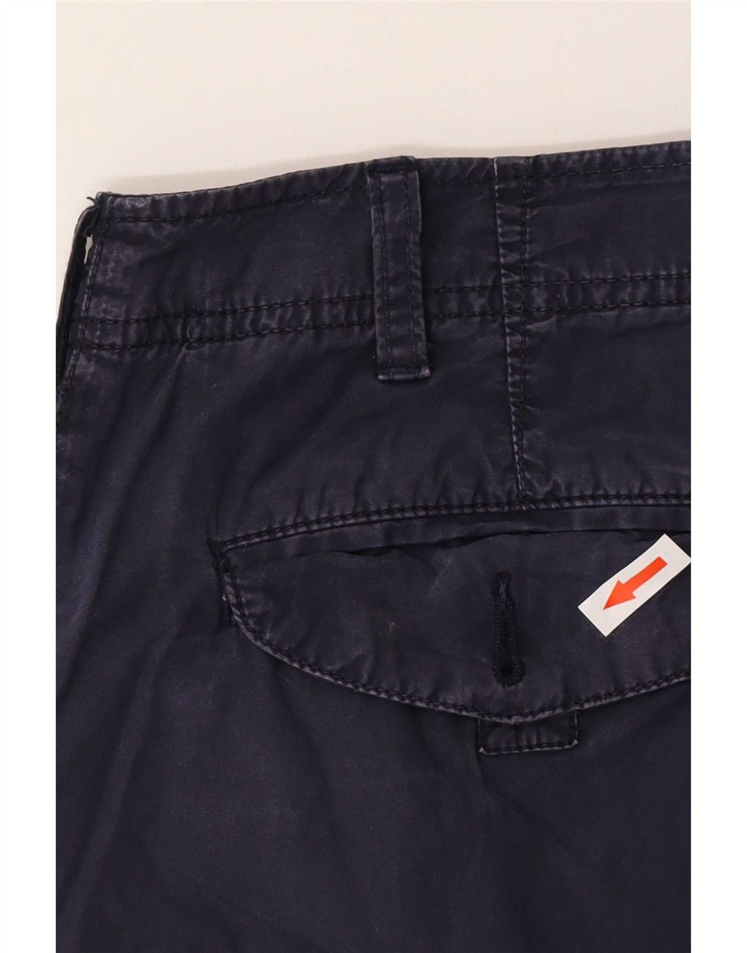 Napapijri Pantalones cortos cargo para hombre medianos W32 Algodón azul marino