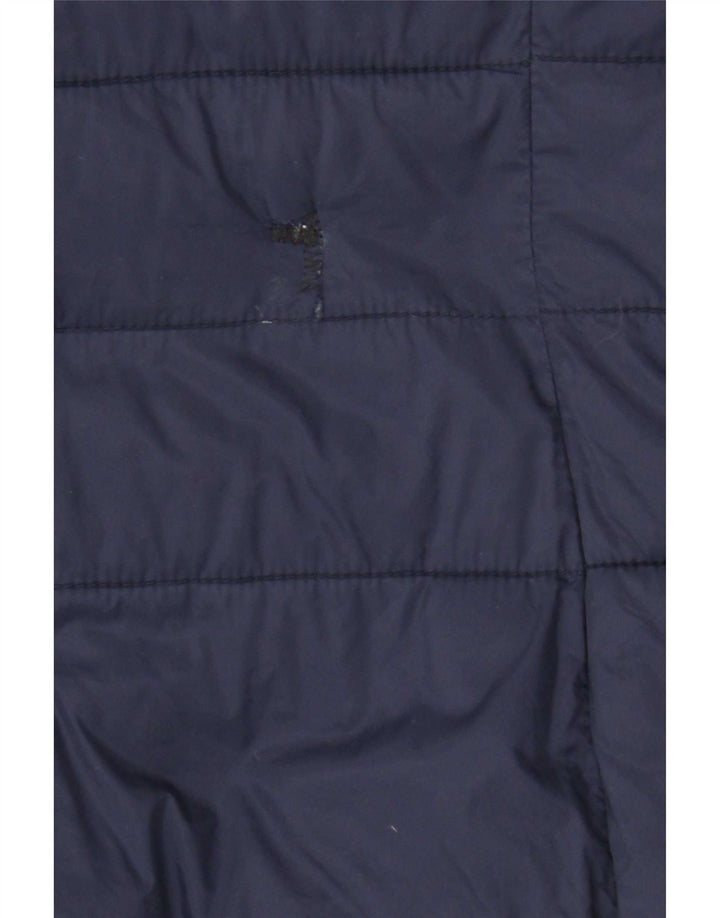 Abrigo acolchado para mujer Lacoste Talla 38 Mediano Azul marino Poliamida