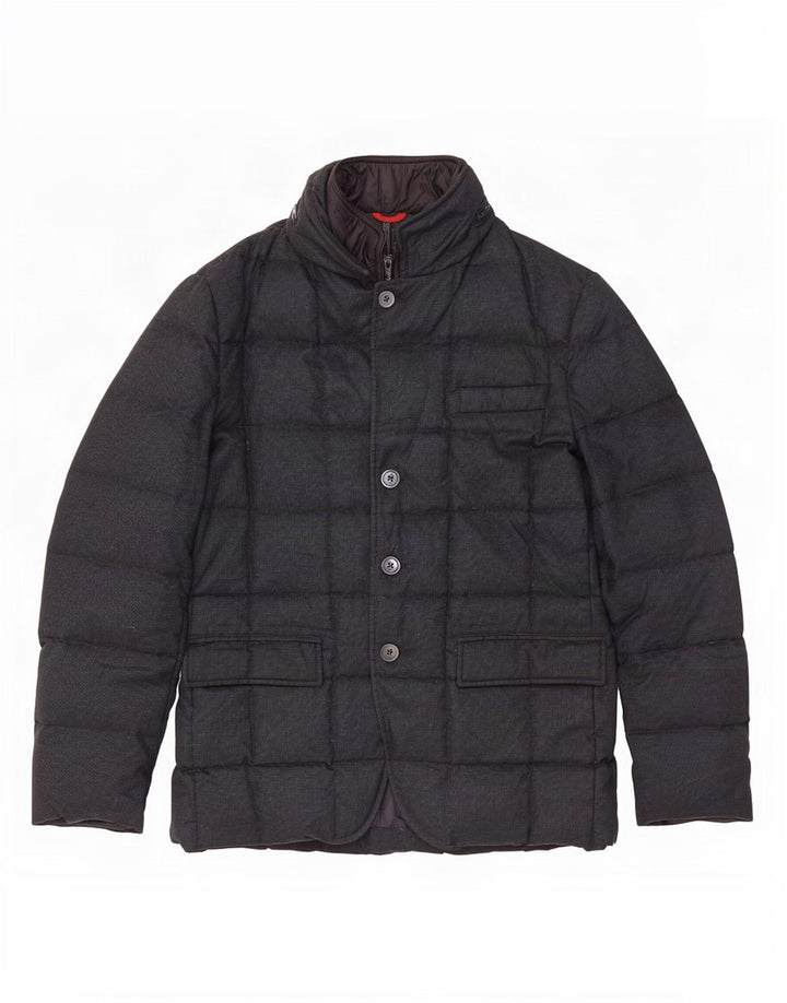 Fay Chaqueta acolchada con capucha para hombre UK 40 Large Azul marino
