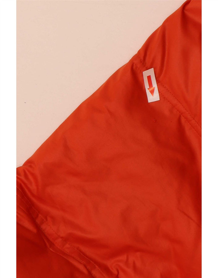 Fila Chaqueta acolchada con capucha para hombre UK 36 Small Naranja Poliéster