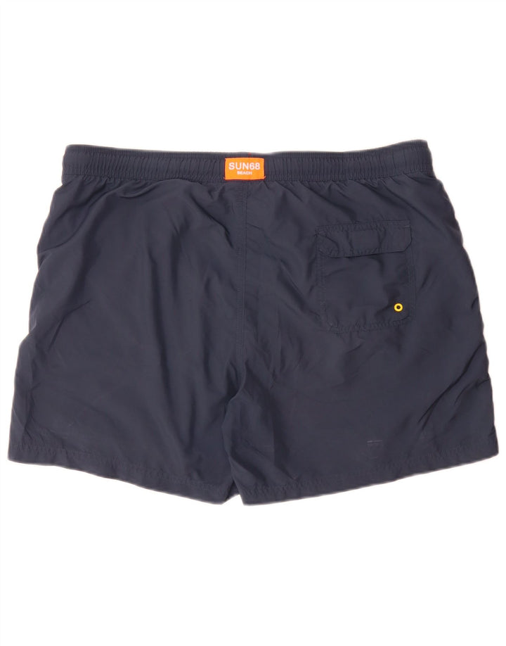 Sun68 Bañador Corto Hombre 2XL Azul Marino Poliéster