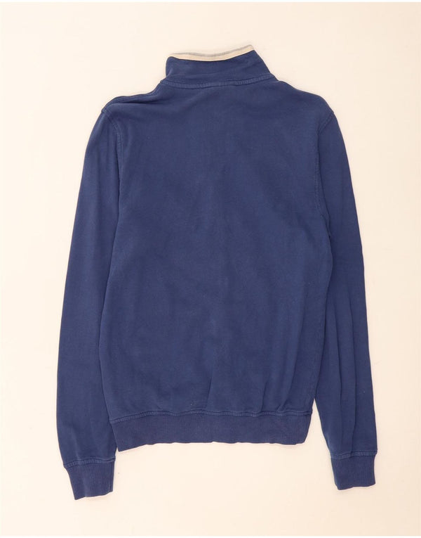 Napapijri Chaqueta superior de chándal con gráfico para hombre Algodón azul pequeño