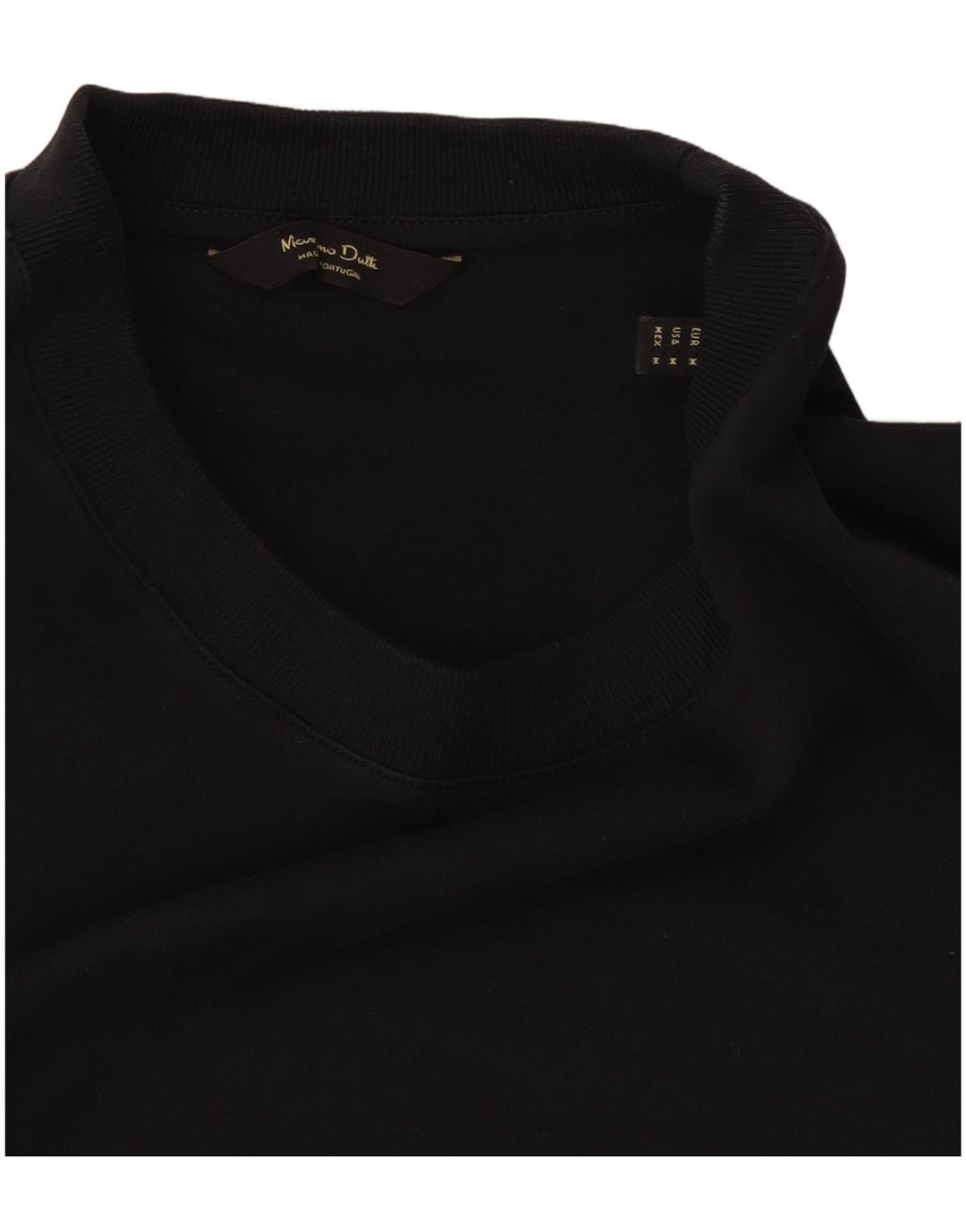 MASSIMO DUTTI Camiseta Hombre Top Medium Azul Marino