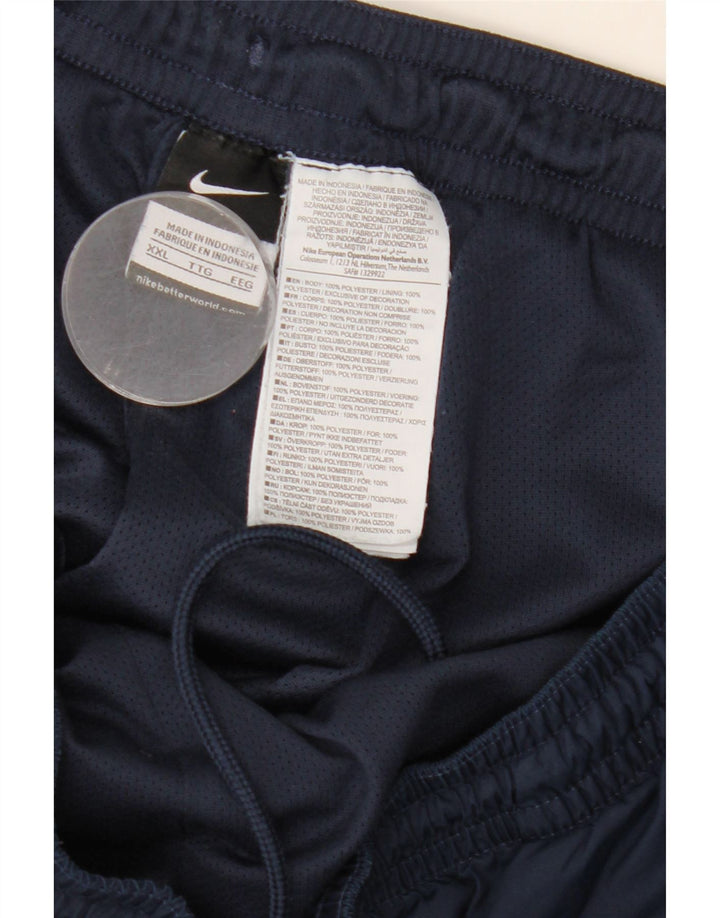 Nike Pantalones de chándal para hombre Joggers 2XL Azul marino Poliéster