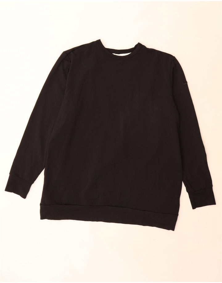 Nike Dri Fit - Sudadera extragrande para mujer, talla 40, color negro