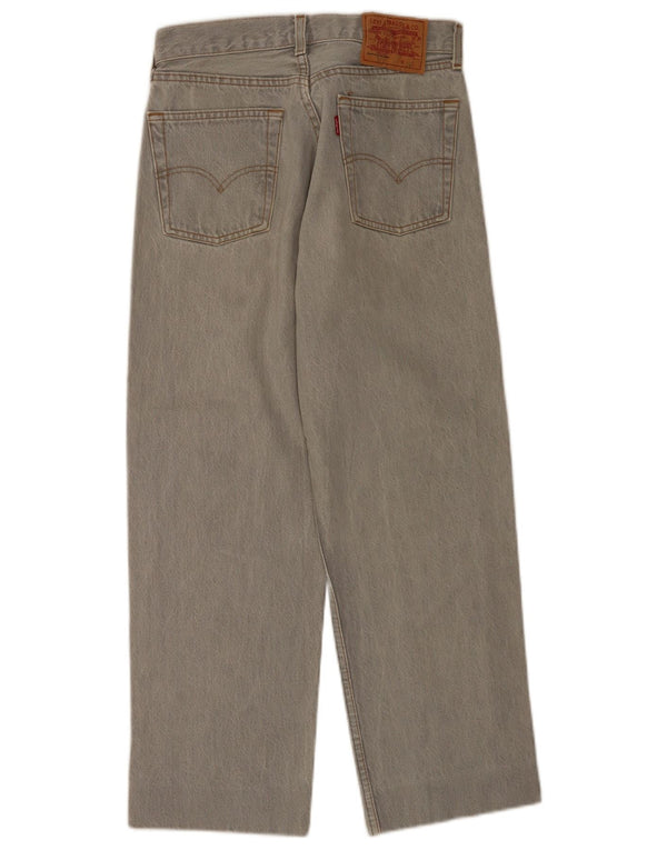 Levi's Vaqueros cónicos de cintura alta para niñas 15-16 años W28 L26 Algodón gris