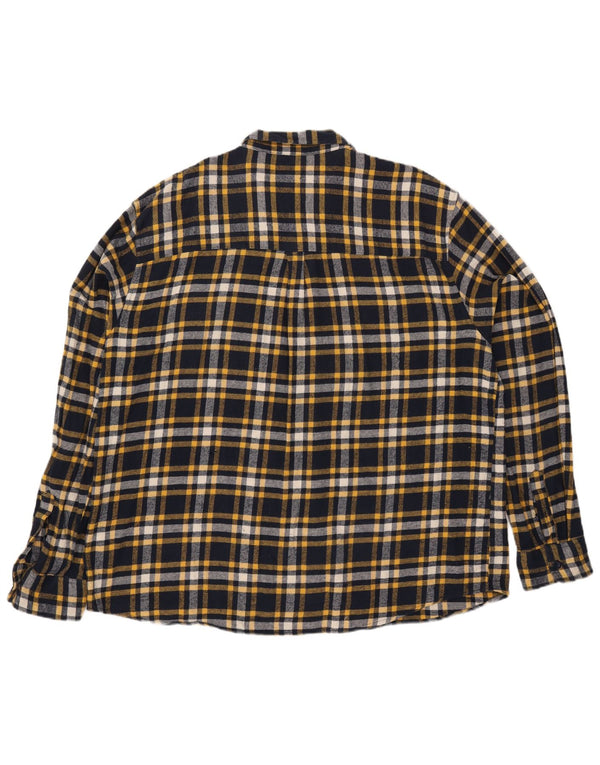 Camisa de franela para hombre Mountain Warehouse 4XL Algodón a cuadros azul marino