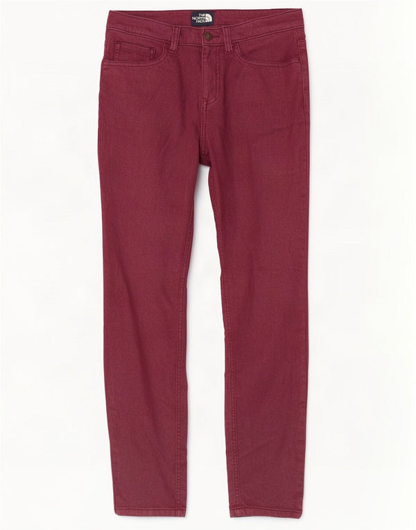 The North Face Jeans ajustados para mujer US 4 Small W27 L27 Algodón burdeos