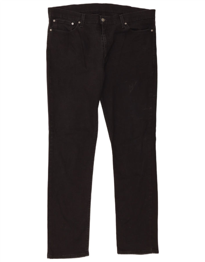 Levi's Hombre 511 Slim Jeans W38 L34 Algodón Negro