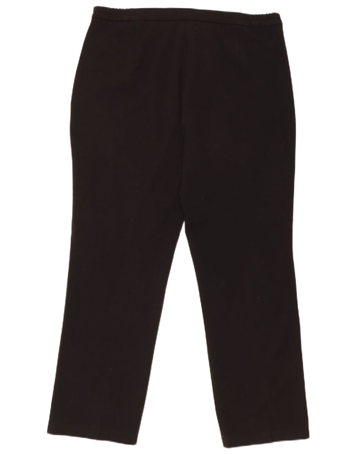 Marks & Spencer Pantalones informales ajustados para mujer W36 L28 Negro