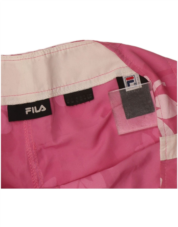 Fila Bañador Corto Mujer UK 40 Mediano Rosa Floral Poliamida