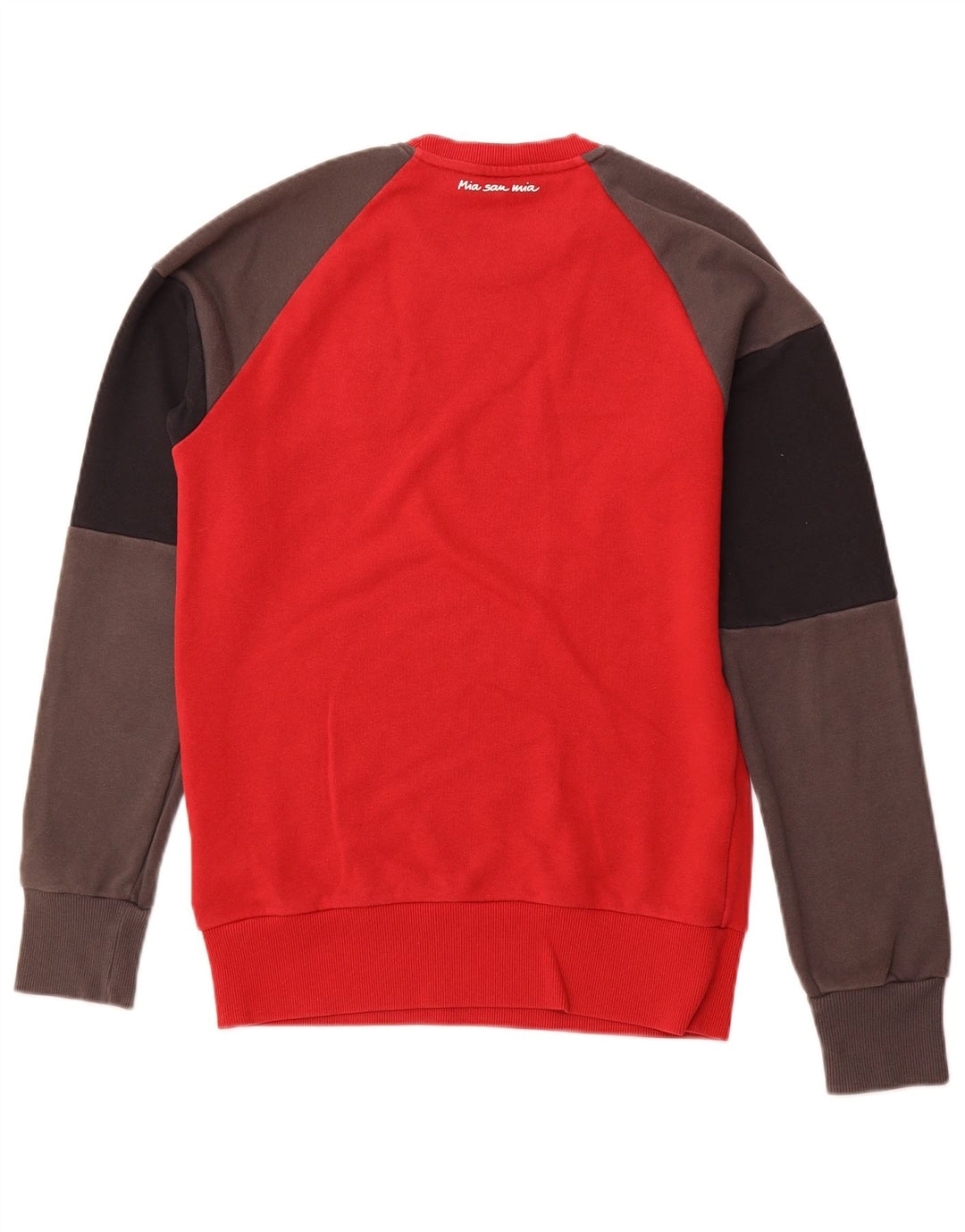 ADIDAS Hombre FC Bayern München Sudadera Jumper Pequeño Rojo Colorblock