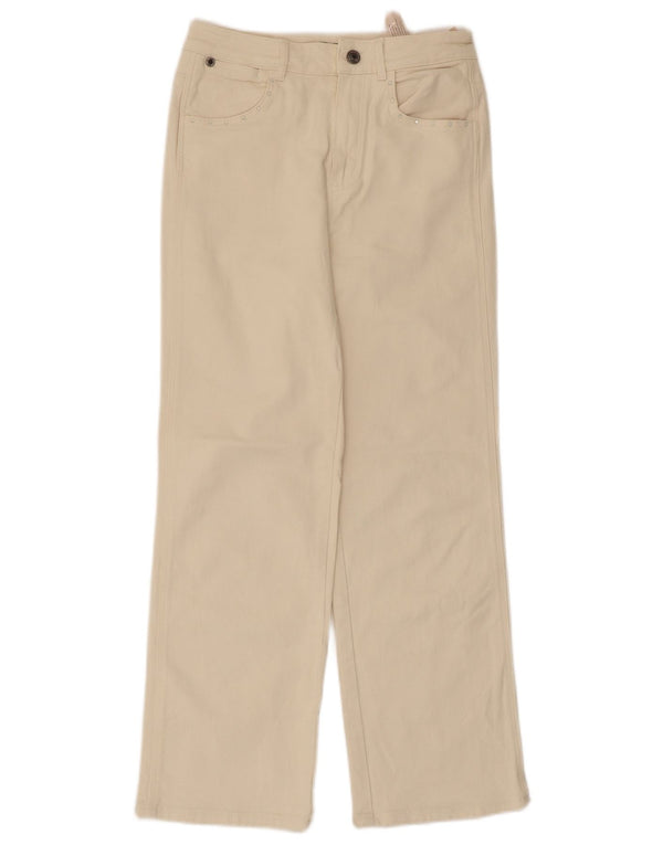 Massimo Dutti Pantalón Casual Recto Mujer EU 34 2XS W24 L26 Beige