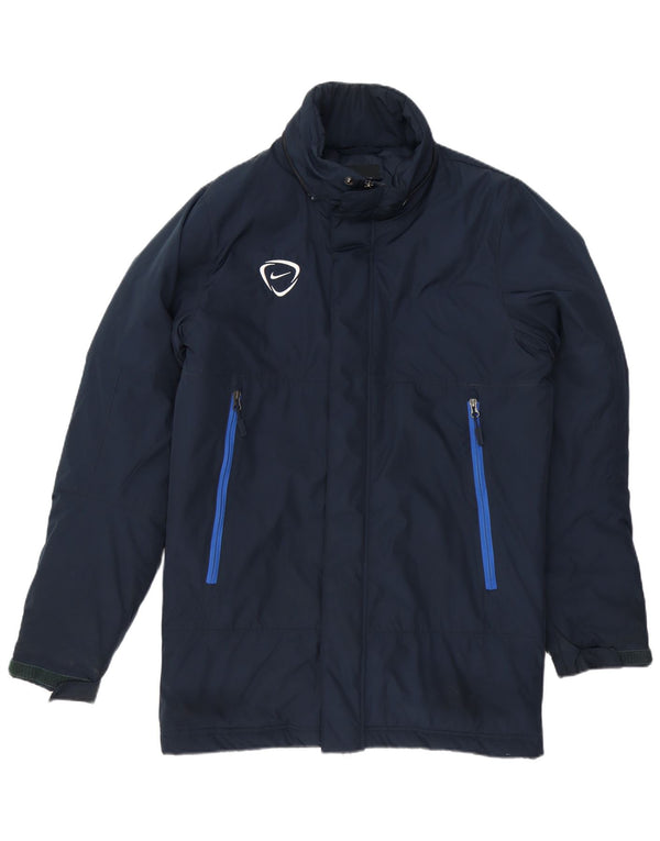 NIKE Chaqueta cortavientos para hombre UK 36 Small Azul marino Poliéster