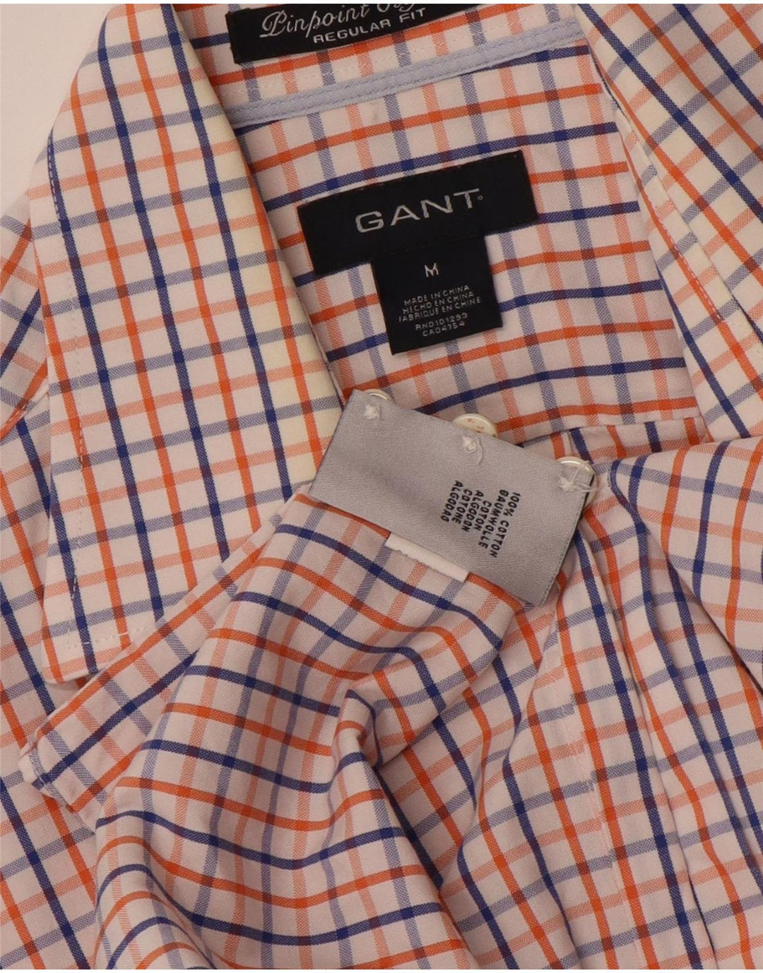 GANT Camisa Regular Fit De Algodón Con Cuadros Multicolor Mediano Hombre