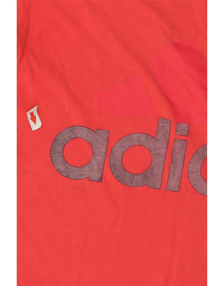 Adidas - Camiseta gráfica para mujer, talla 40, talla M, color rojo